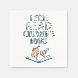 Ich lese noch Kinderbücher II Serviette