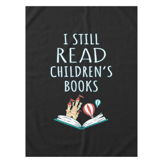 Ich lese noch Kinderbücher II Tischdecke (Vorderseite)