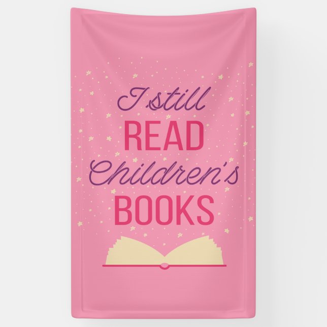 Ich lese noch Kinderbücher III Banner (Vertikal)