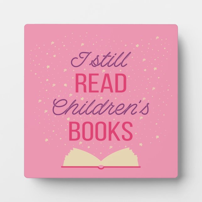 Ich lese noch Kinderbücher III Fotoplatte (Vorderseite)