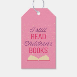 Ich lese noch Kinderbücher III Geschenkanhänger