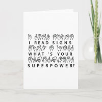 Ich lese Signs Was ist deine Superpower-Signatur-S