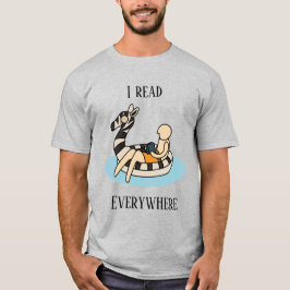 Ich lese überall männliche Version T-Shirt