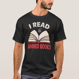 Ich lese verbotene Bücher   Buchlesen Bücherwurm F T-Shirt