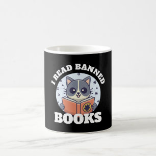 Ich lese verbotene Bücher Kaffeetasse