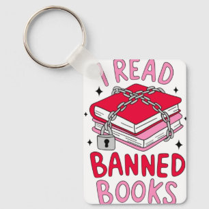 Ich lese verbotene Bücher Schlüsselanhänger