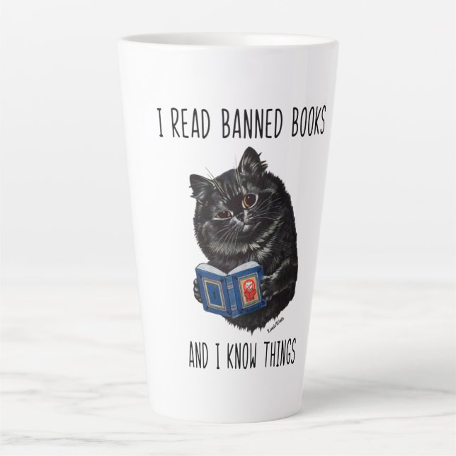 Ich lese verbotene Bücher und ich kenne Dinge wie  Milchtasse (Vorderseite)