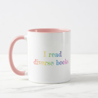 Ich lese verschiedene Bücher Tasse