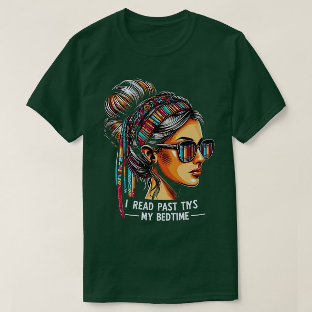 Ich lese, wie mein Jungkind in den Schlafzimmern l T-Shirt (Design vorne)