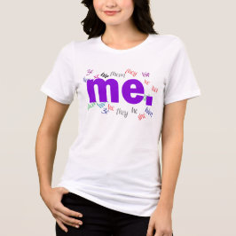 ich. (LGBT Gay Lesbian Transgender) Tri-Blend Shirt