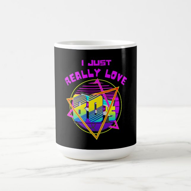 ICH LIEBE 80ER KAFFEETASSE (Mittel)
