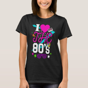 Ich Liebe 80er Kleidung für Frauen und Männer in d T-Shirt