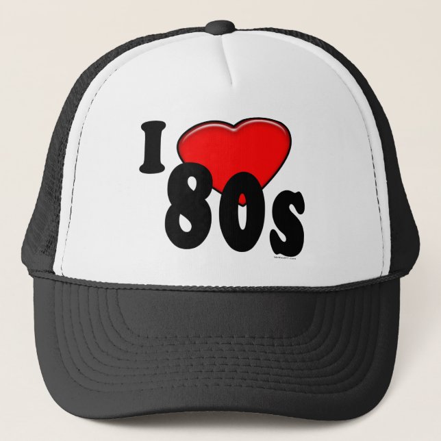 Ich liebe 80er Mütze (Vorderseite)