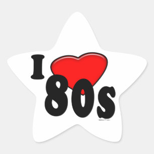Ich liebe 80er Sticker