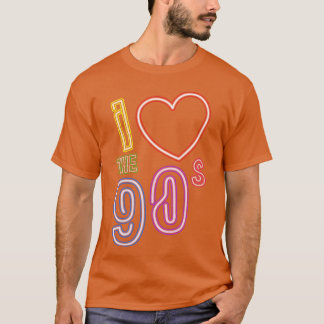 ich liebe 90er Retro Old School T-Shirt