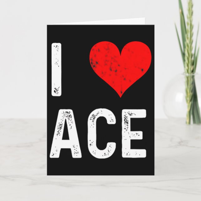 Ich liebe Ace  Karte (Vorderseite)