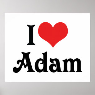 Ich liebe Adam Poster