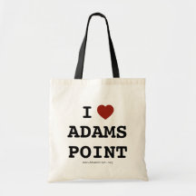 Ich liebe Adams Point-Tasche