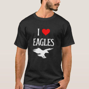 Ich liebe Adler Ich Herz Adler Raubvogel Liebhaber T-Shirt