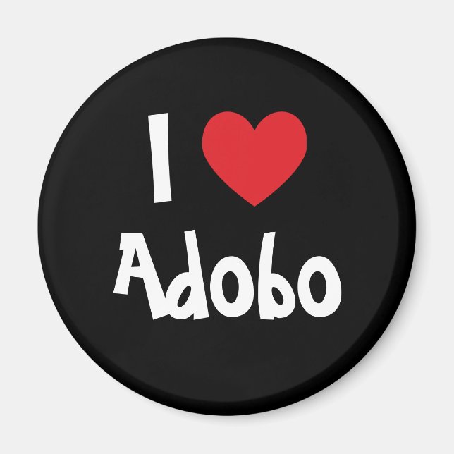 Ich liebe Adobo Magnet (Vorne)