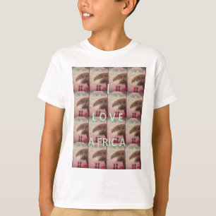 Ich liebe Afrika – Kultur-Landschaftsbild T-Shirt