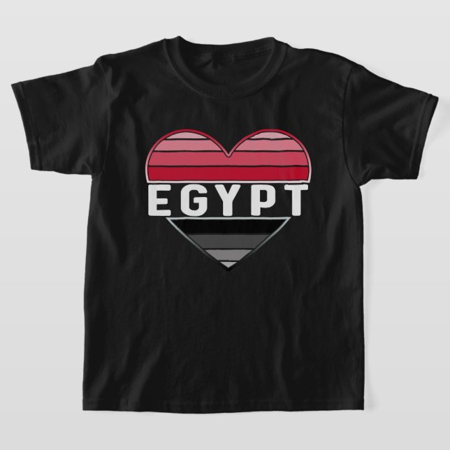 Ich Liebe Ägypten, ägyptisches Herz T-Shirt (Ablage )