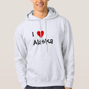 Ich liebe Alaska Hoodie