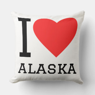 Ich liebe Alaska  Kissen