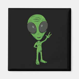 Ich liebe Alien ASL-Handgeste Gehörloser Hörverlus Magnet