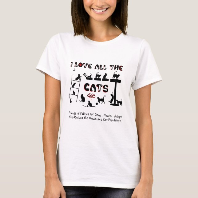 Ich Liebe alle CATS-T - Shirt (Vorderseite)