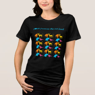 Ich liebe alle Kreaturen groß und klein Tri-Blend Shirt