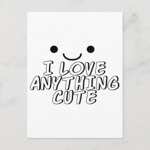 Ich Liebe Alles Niedlich Postkarte