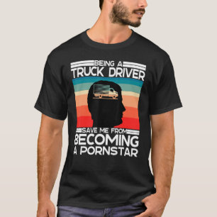 Ich Liebe als Lastkraftwagenfahrer und sarkastisch T-Shirt