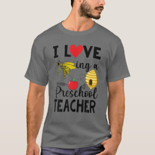 Ich Liebe als Preschool-Lehrer, Funny Bee T-Shirt