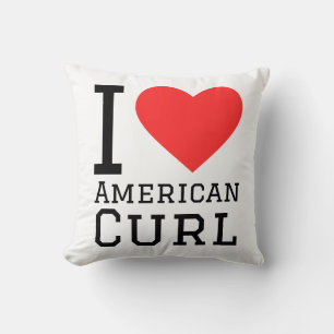 Ich liebe American Curl Kissen