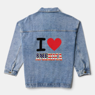 Ich liebe Amerika Jeansjacke