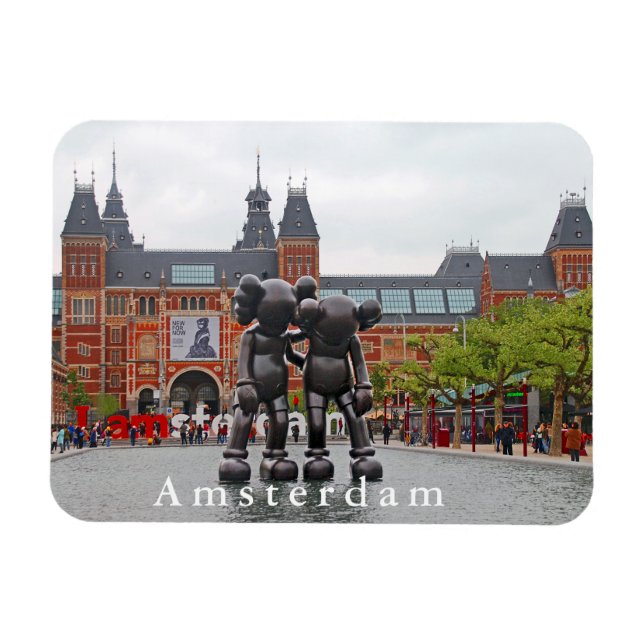 Ich Liebe Amsterdam. Magnet (Horizontal)