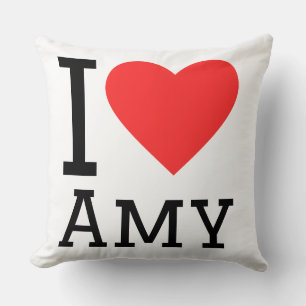Ich liebe Amy Kissen