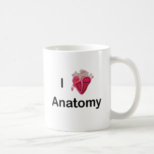 Ich Liebe Anatomie mit menschlichem Herzen! Kaffeetasse