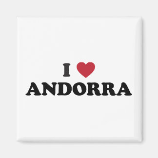 Ich liebe Andorra Magnet