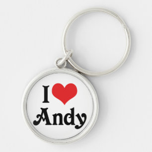 Ich liebe Andy Schlüsselanhänger