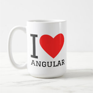 Ich liebe Angular Kaffeetasse