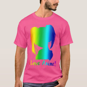Ich liebe Anime Funny Manga Cosplay T-Shirt
