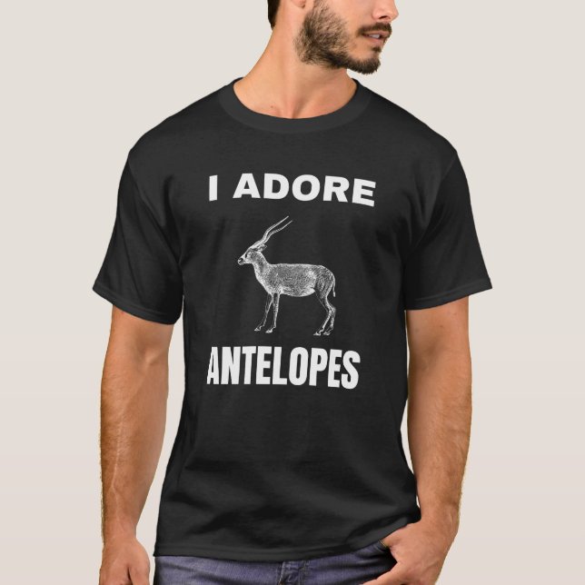 Ich liebe Antelopes T-Shirt (Vorderseite)
