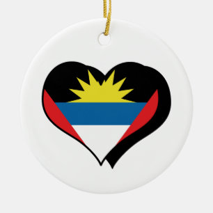 Ich liebe Antigua und Barbuda Ornament