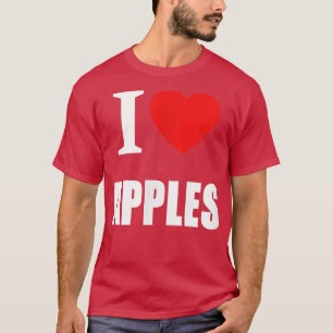 Ich Liebe Äpfel für Männer Frauen und Studenten Ve T-Shirt