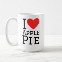 Ich liebe Apfelkuchen