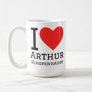 Ich liebe Arthur Schopenhauer Kaffeetasse