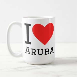 Ich liebe Aruba Kaffeetasse