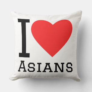 Ich liebe Asiaten Kissen